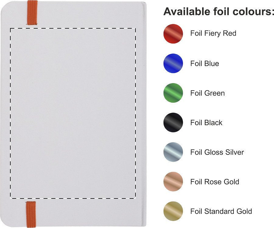 Back side – foil debossing