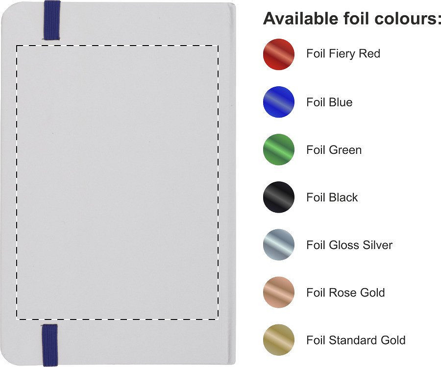 Back side – foil debossing