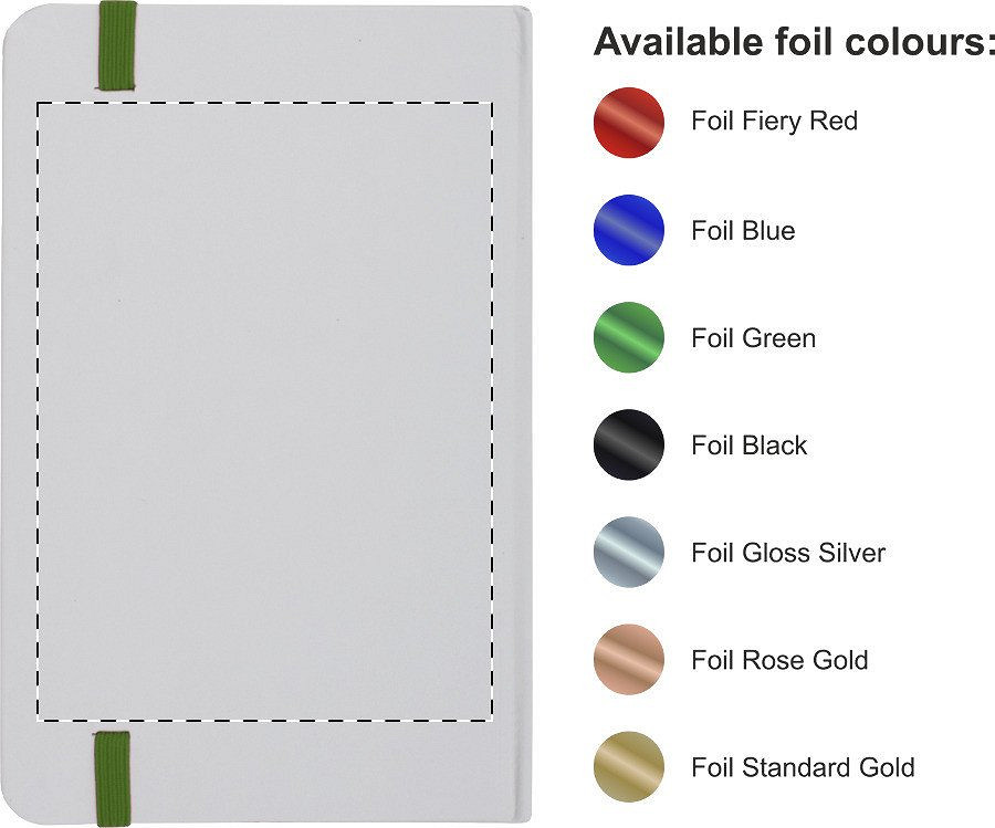 Back side – foil debossing