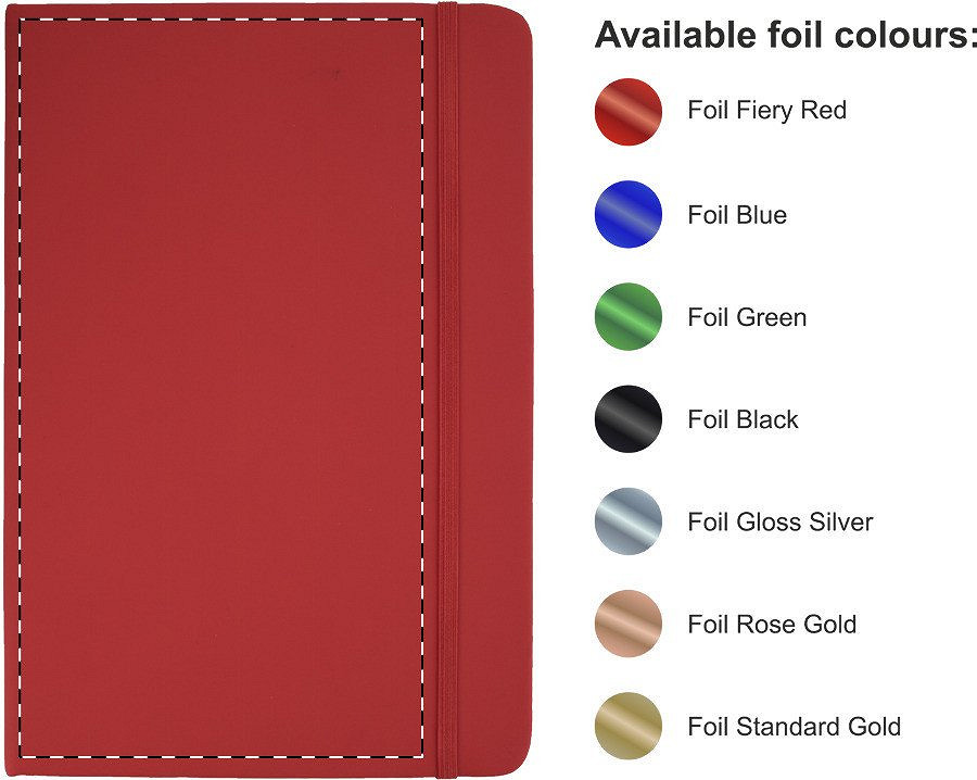 Front side – foil debossing