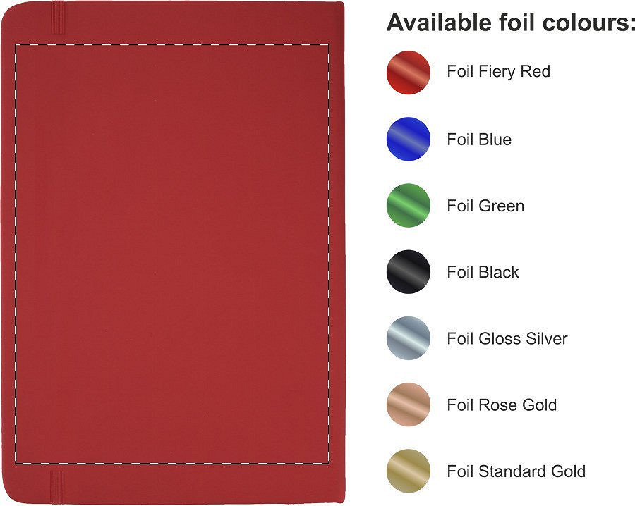 Back side – foil debossing