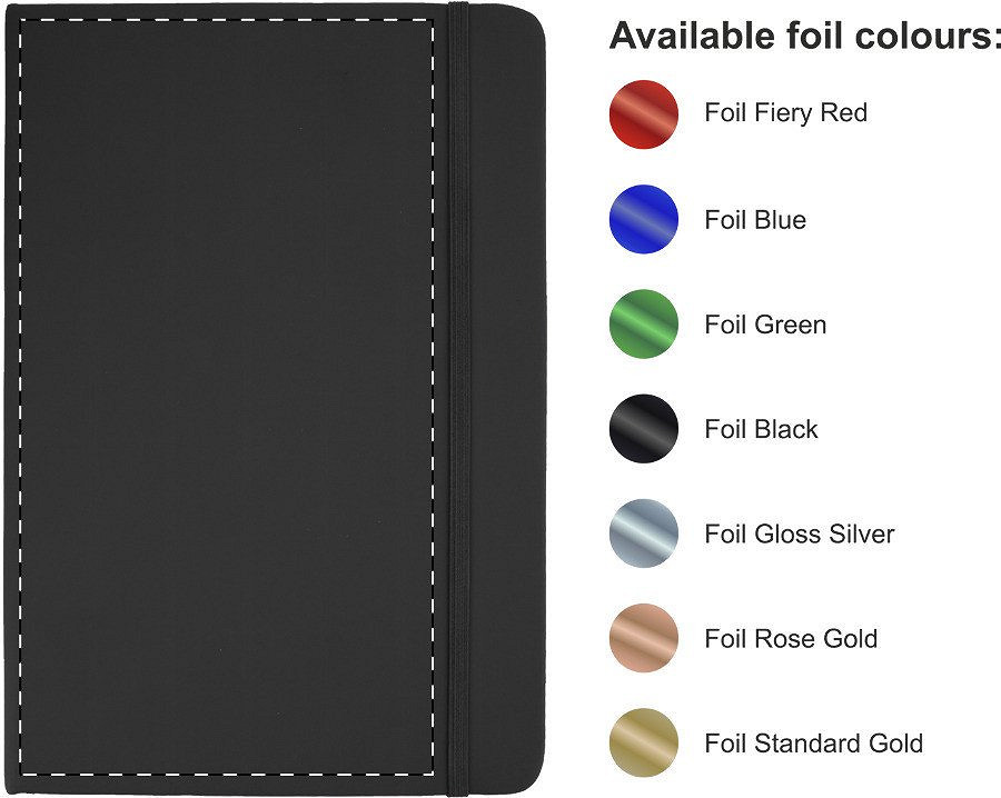 Front side – foil debossing