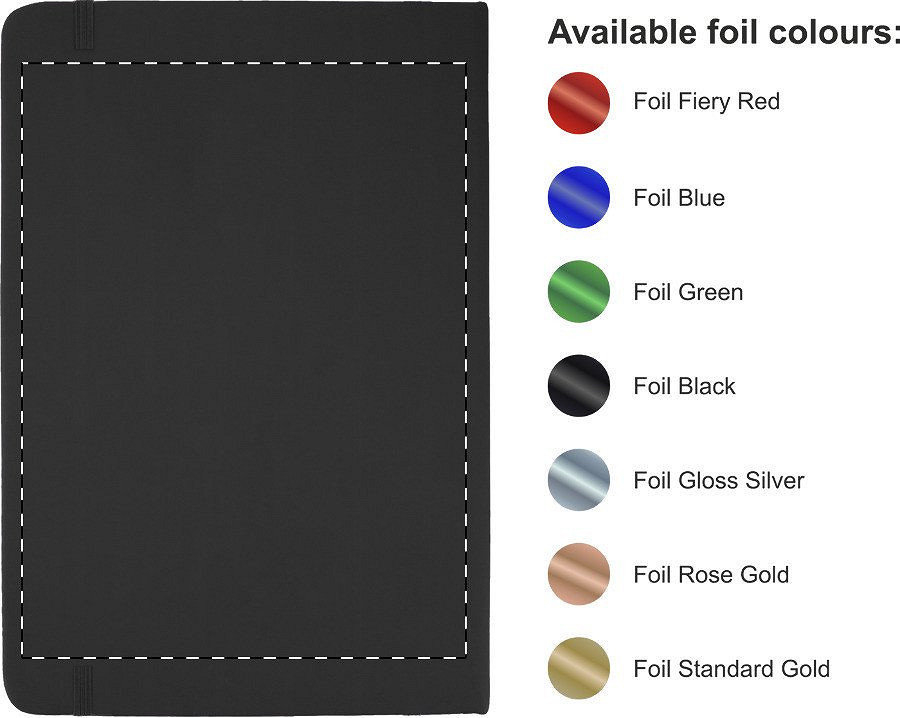Back side – foil debossing