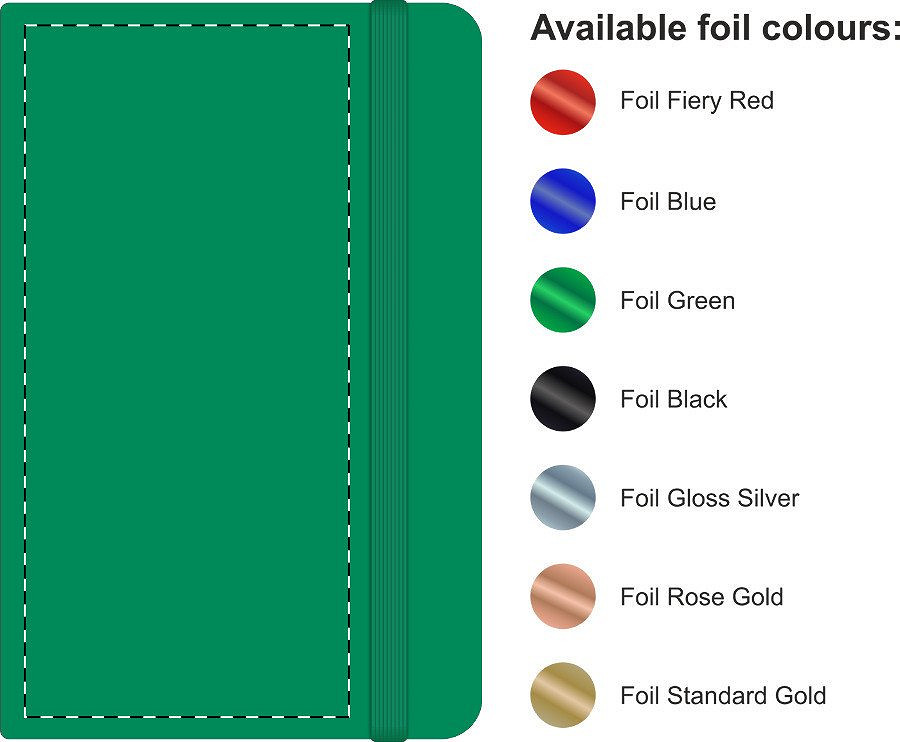 Front side – foil debossing
