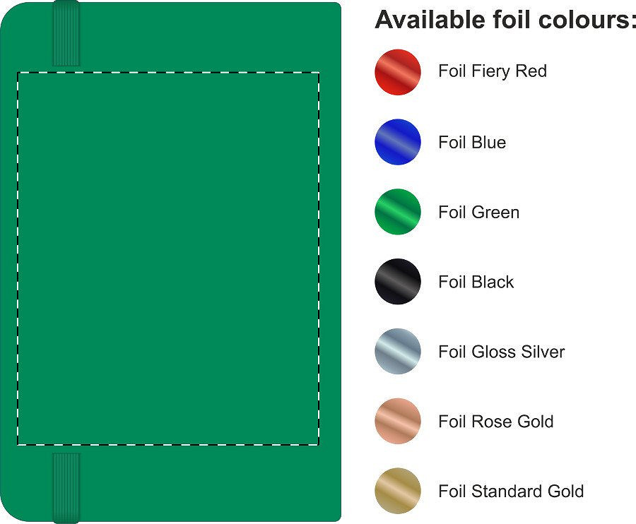 Back side – foil debossing
