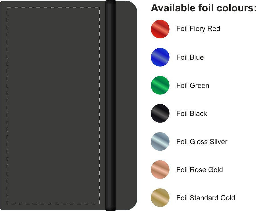 Front side – foil debossing
