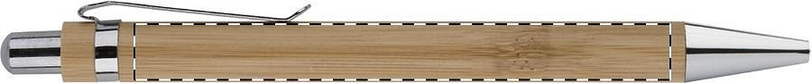 Mechanical pencil barrel - left handed