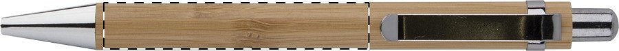 Mechanical pencil barrel - in line with clip