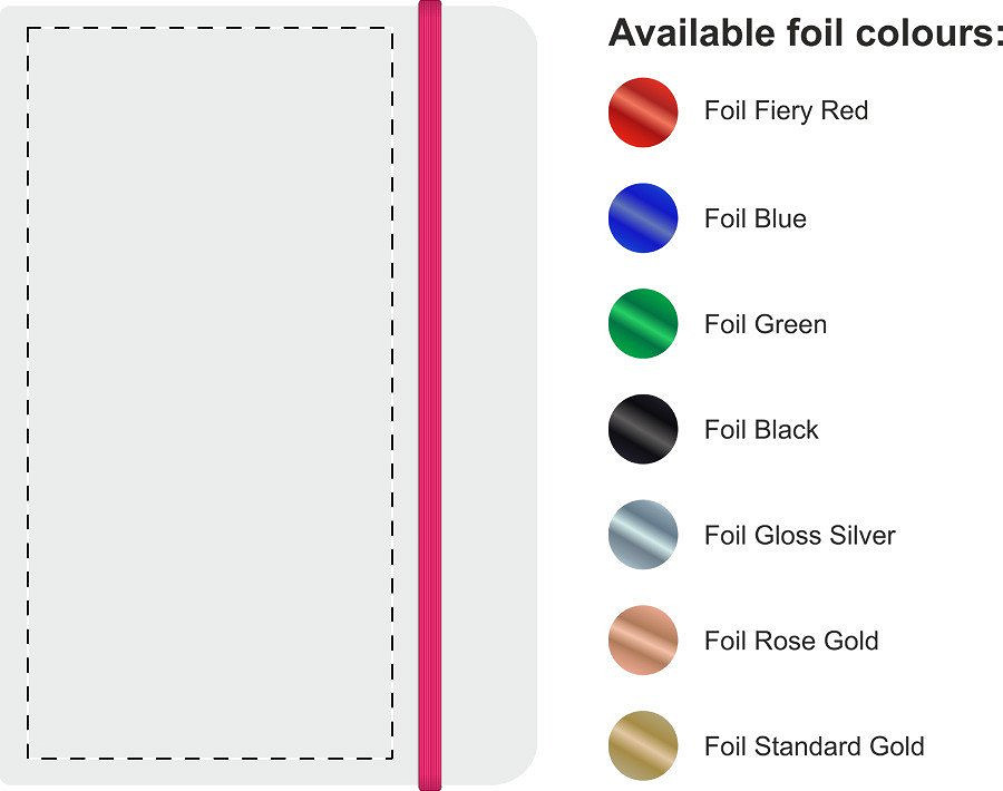 Front side – foil debossing