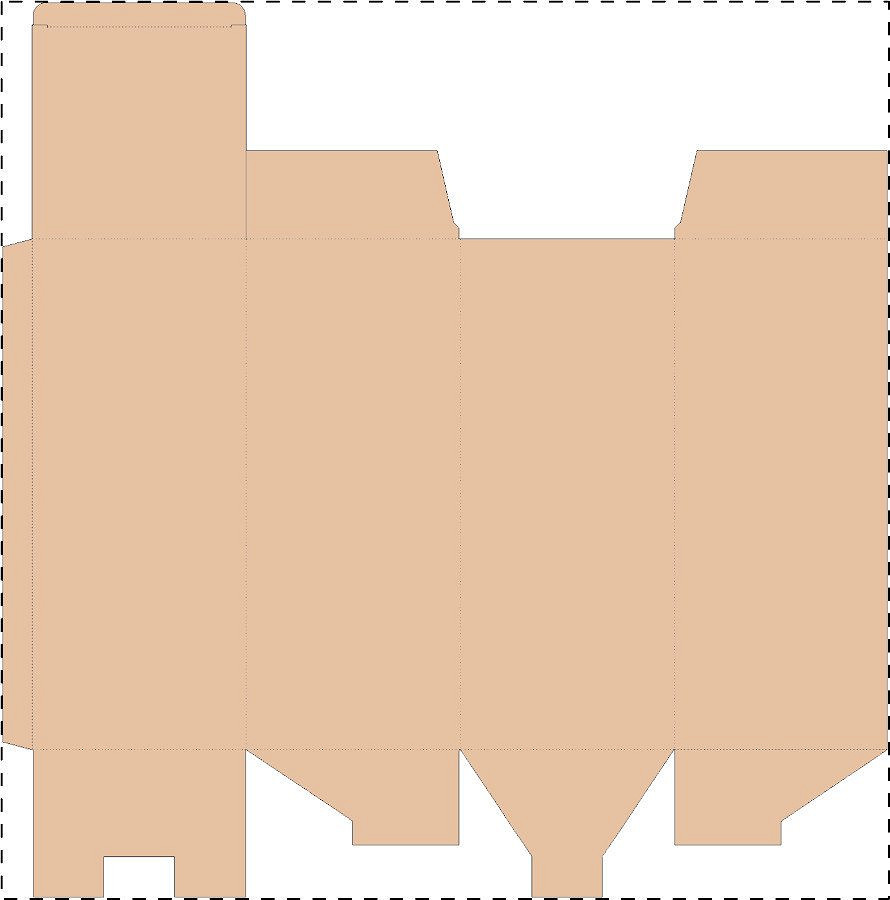 Custom kraft corrugated box