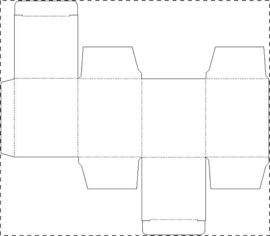 Custom paperboard box