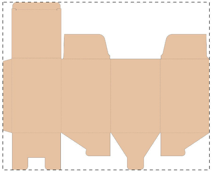 Custom kraft corrugated box