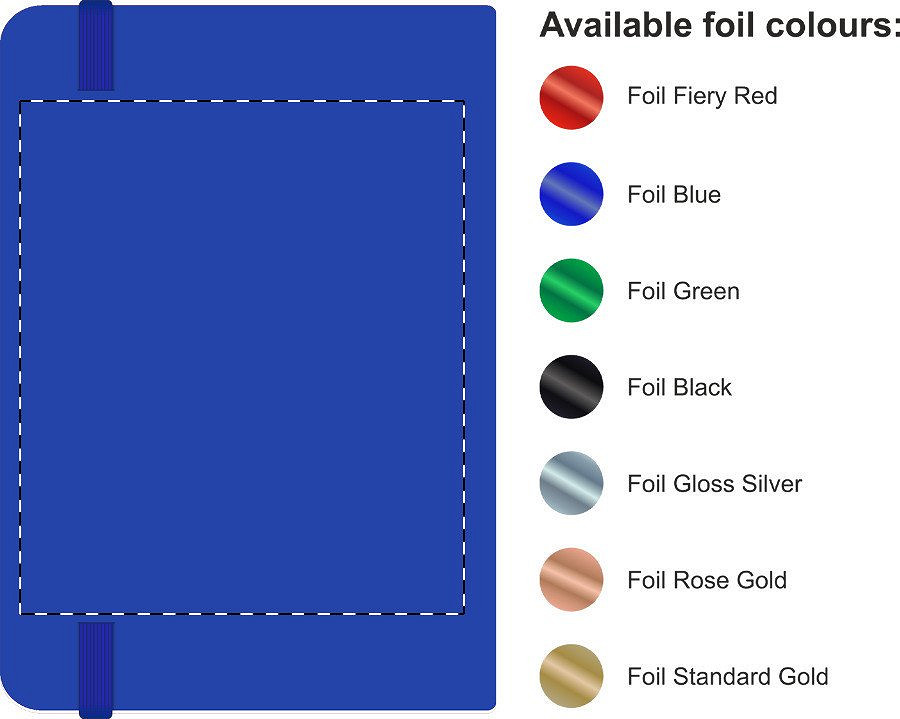 Back side – foil debossing