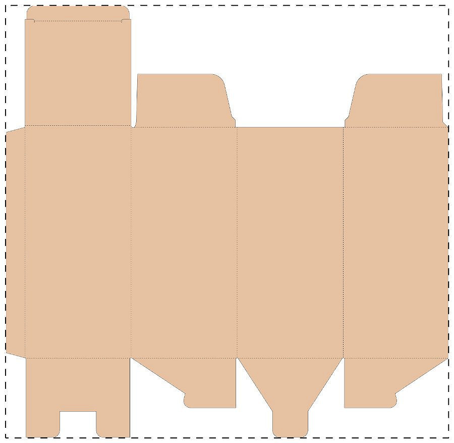 Custom kraft corrugated box