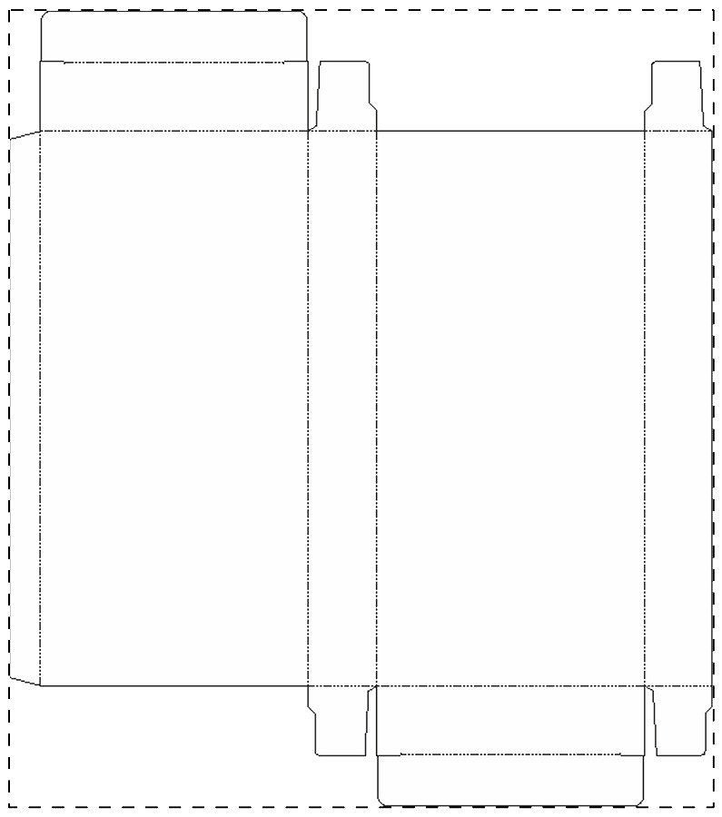 Custom paperboard box