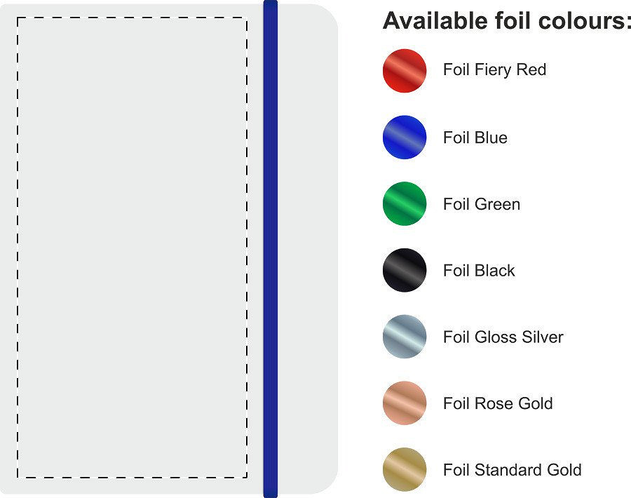 Front side – foil debossing