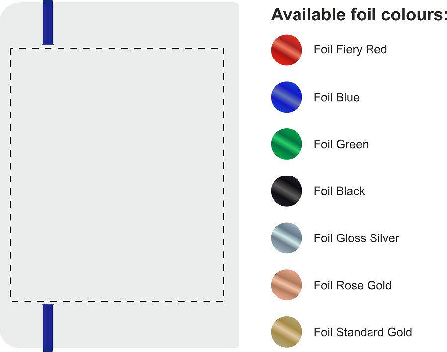 Back side – foil debossing
