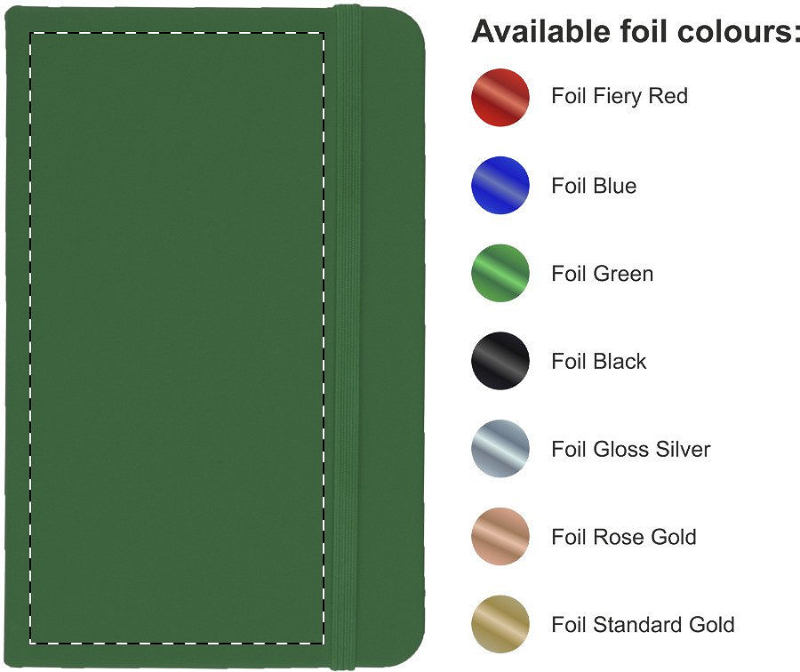 Front side – foil debossing