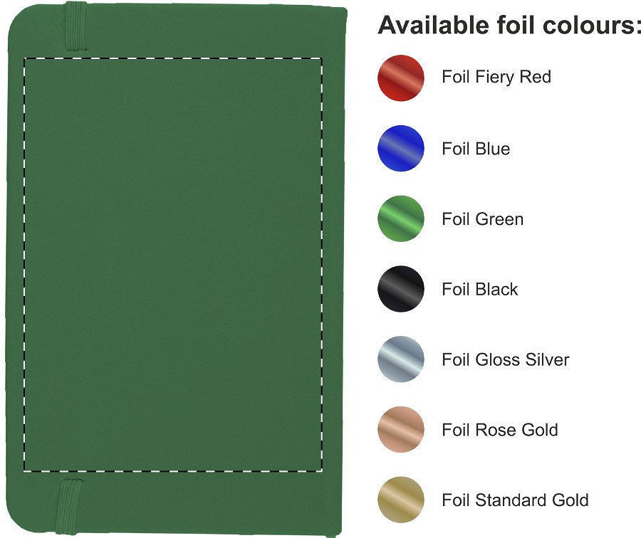 Back side – foil debossing