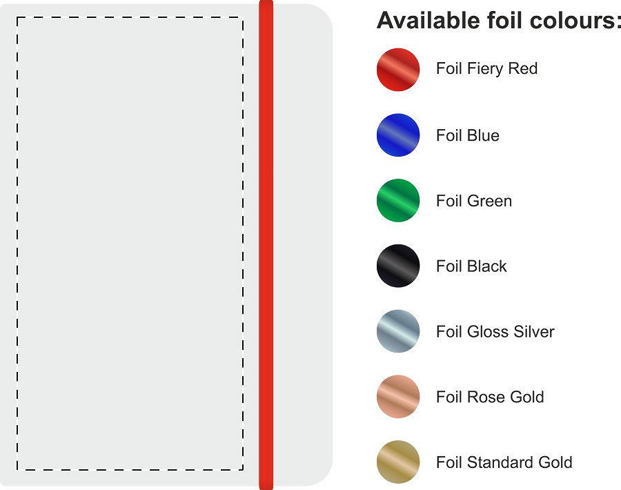Front side – foil debossing