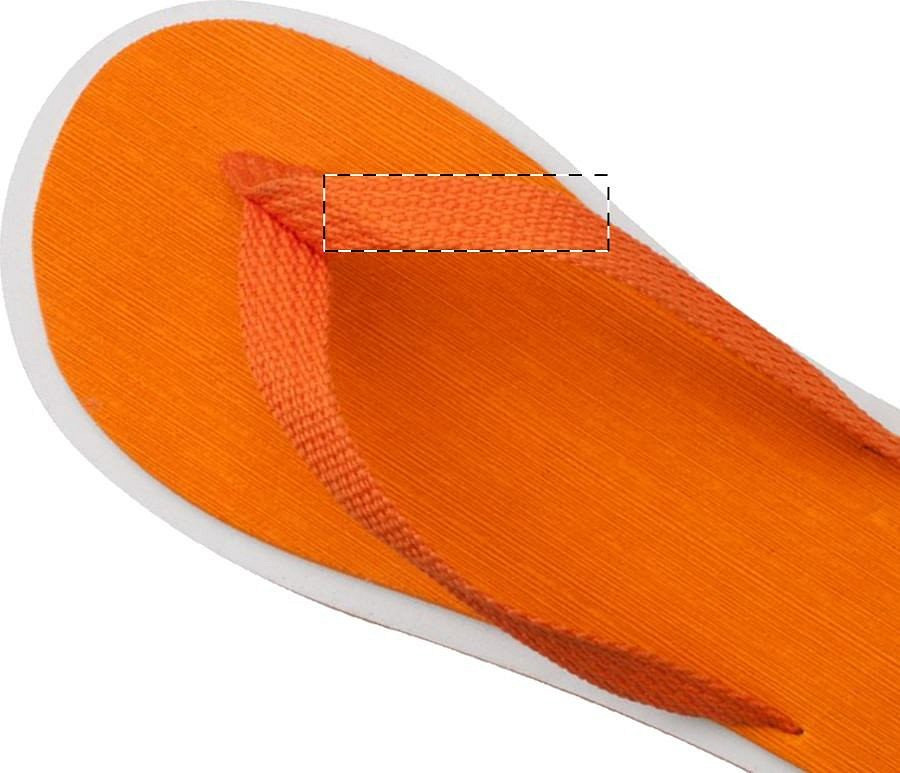 Left slipper - right strap