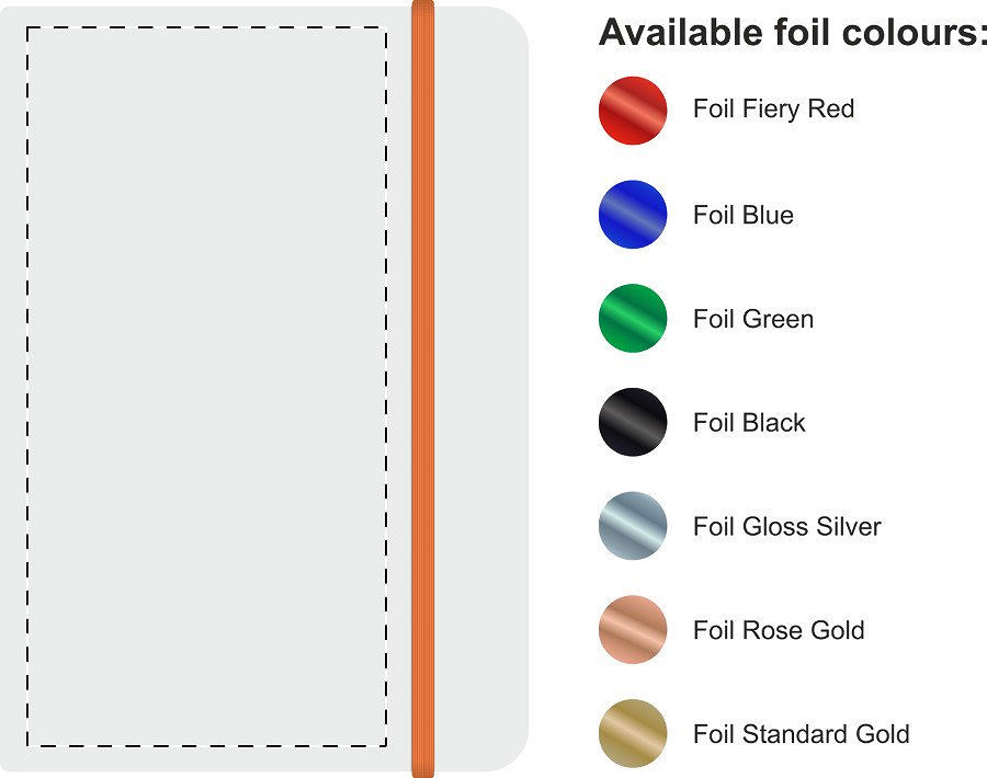Front side – foil debossing