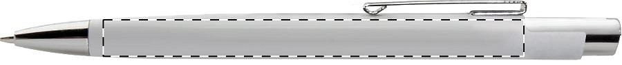 Ballpoint pen barrel - right handed