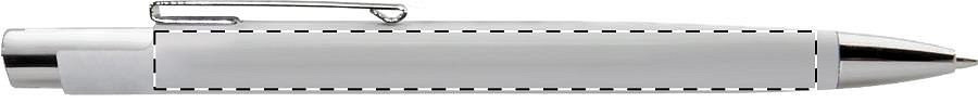 Ballpoint pen barrel - left handed