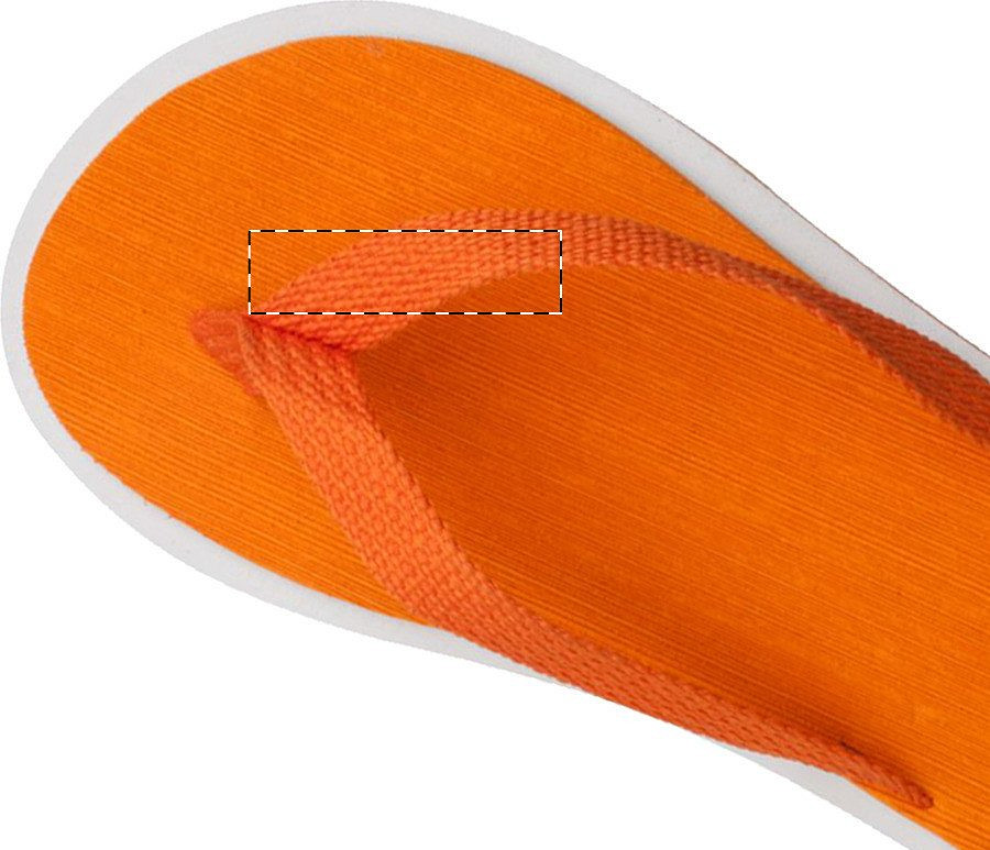 Right slipper - right strap