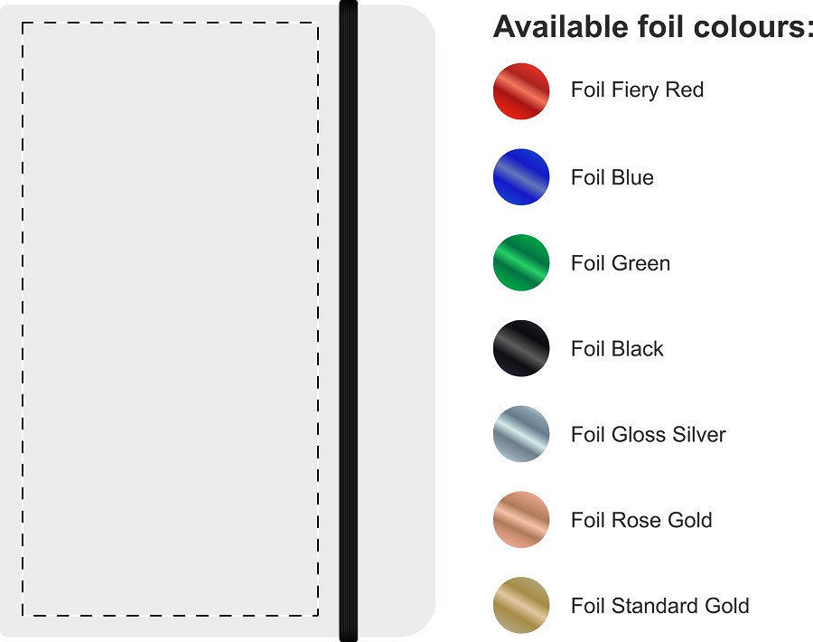 Front side – foil debossing
