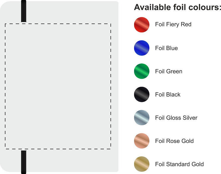 Back side – foil debossing