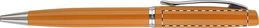 Pencil below clip - right handed