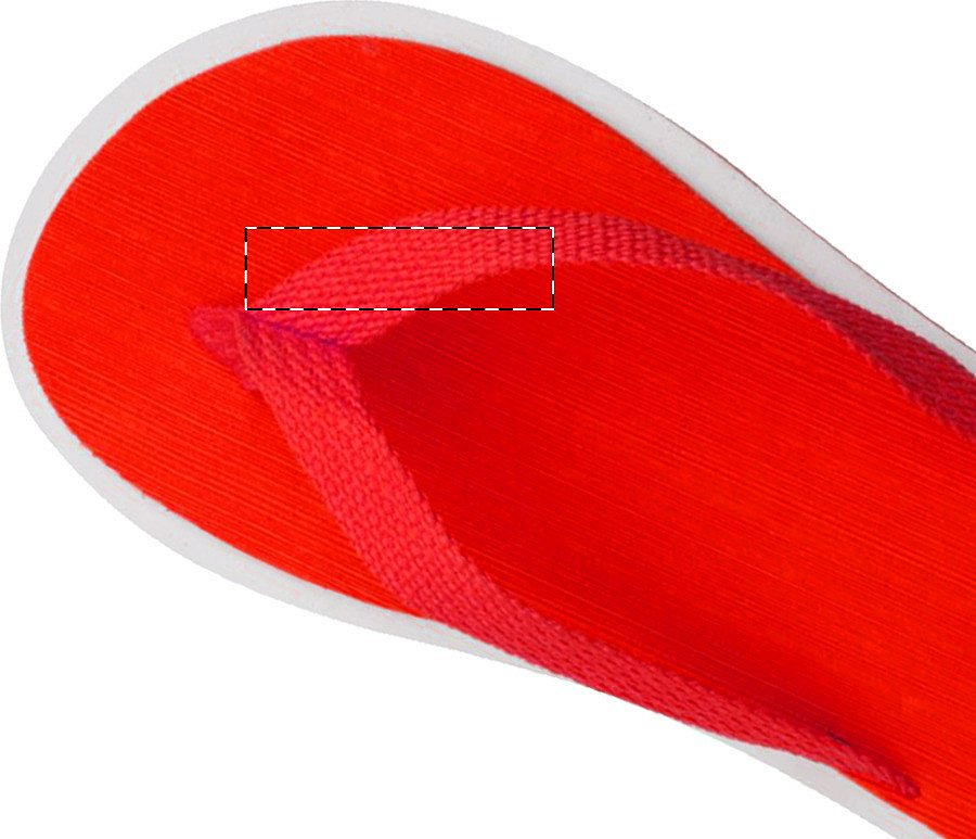 Right slipper - right strap