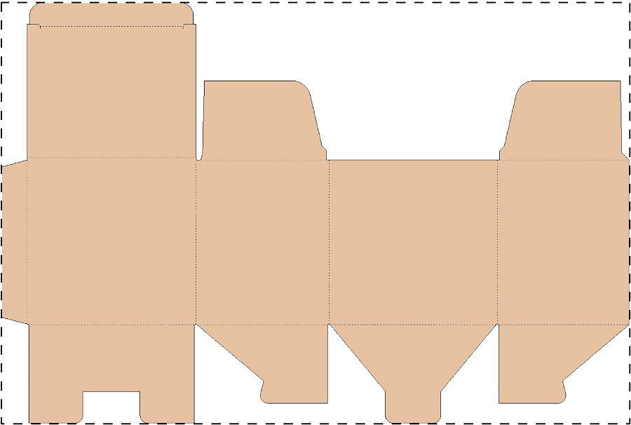 Custom kraft corrugated box