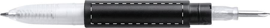 Ballpoint pen barrel - right handed