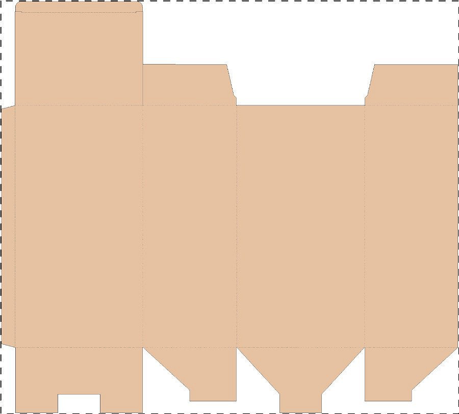 Custom kraft corrugated box