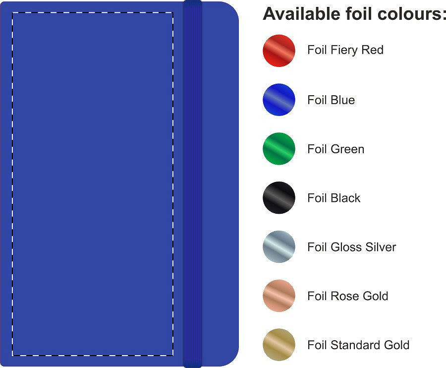 Front side – foil debossing