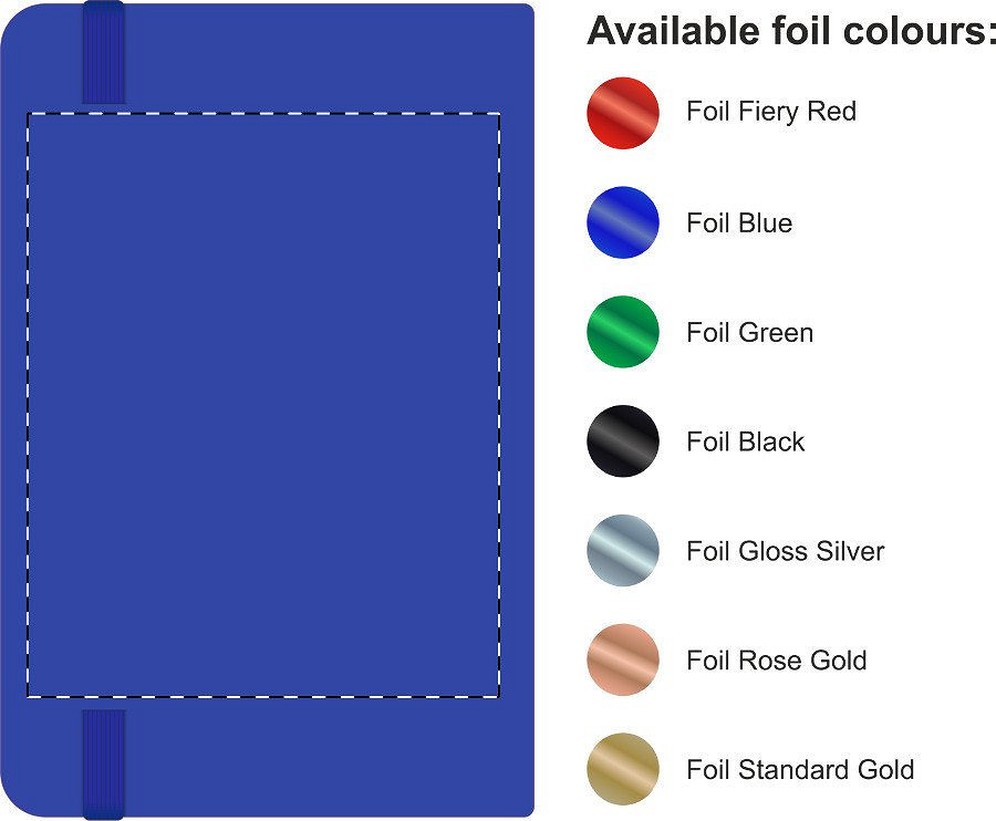 Back side – foil debossing