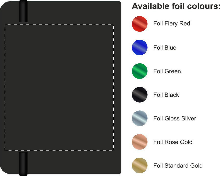 Back side – foil debossing