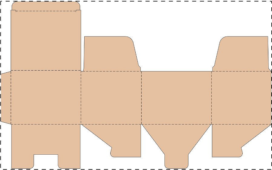 Custom kraft corrugated box