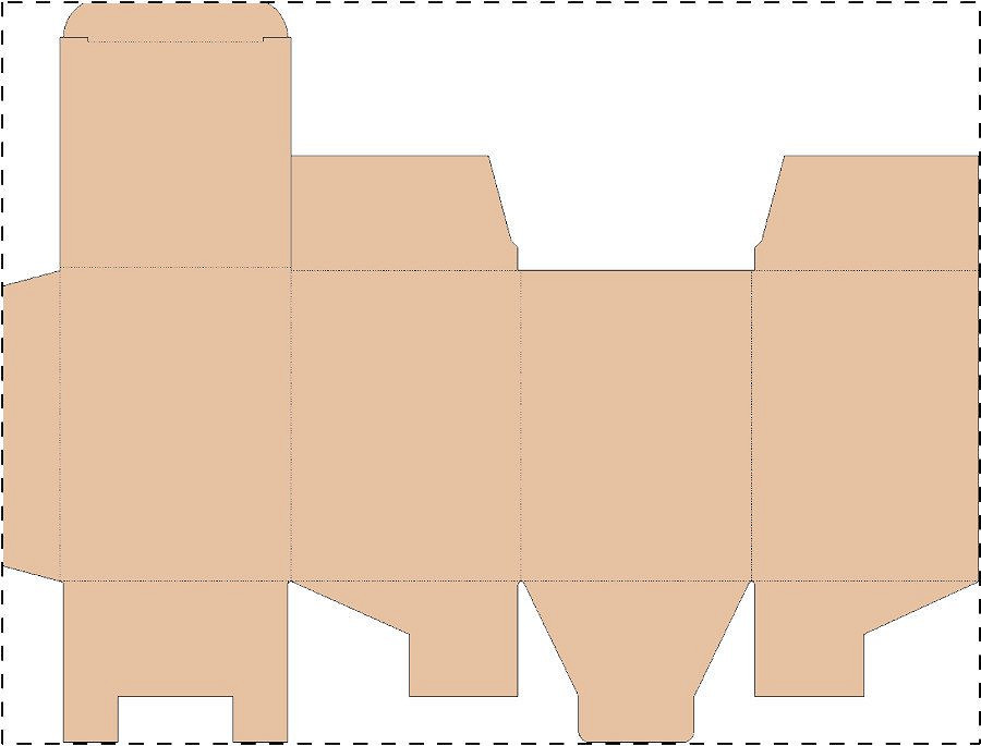 Custom kraft corrugated box