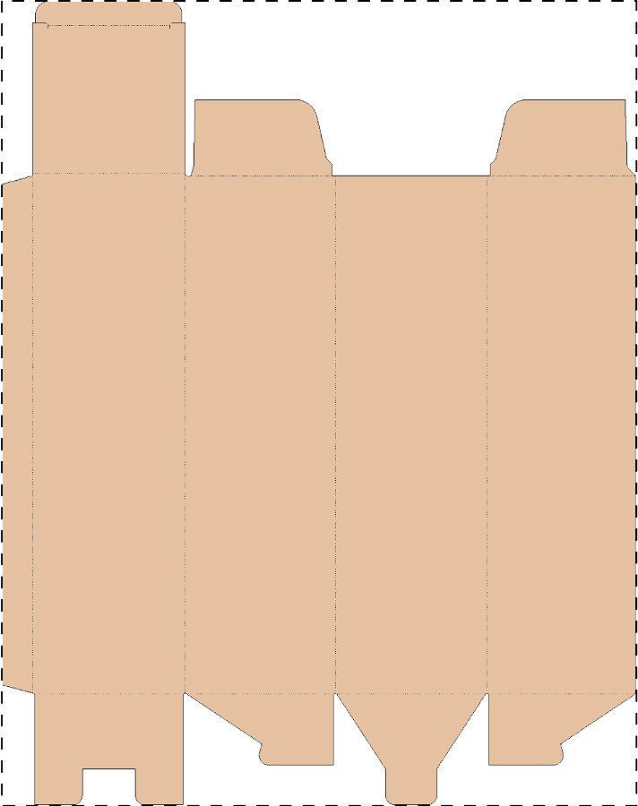 Custom kraft corrugated box