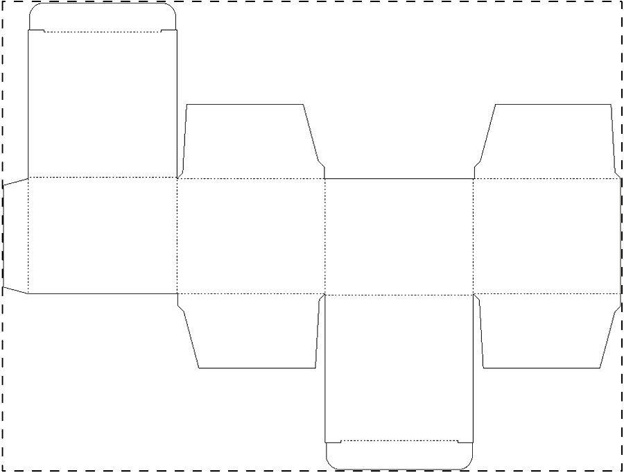 Custom paperboard box