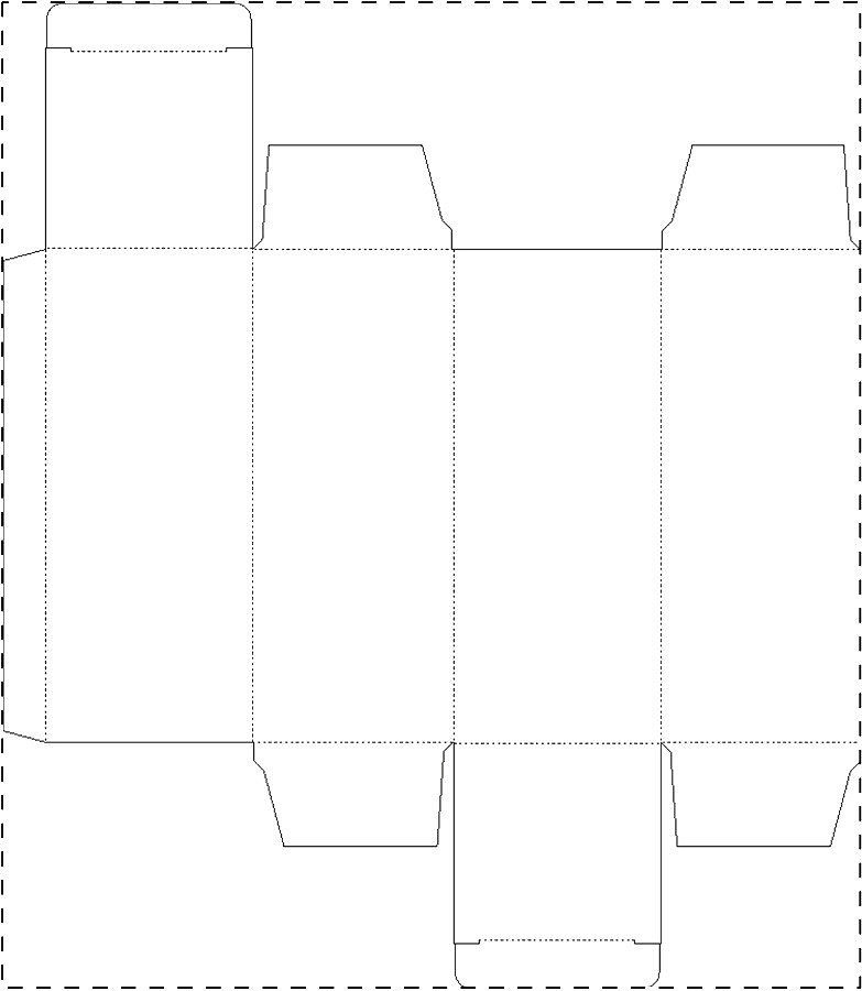 Custom paperboard box