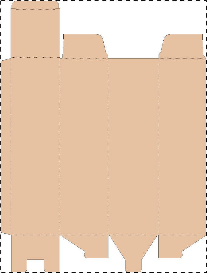 Custom kraft corrugated box