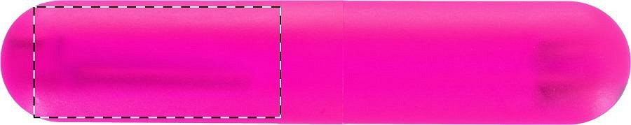 Front side of case - top