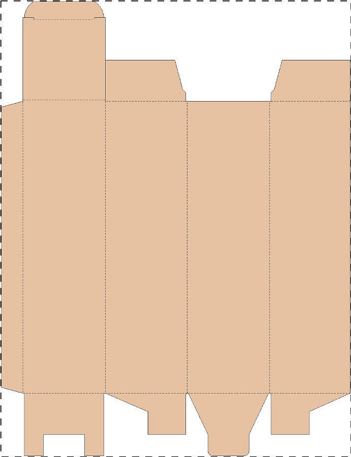 Custom kraft corrugated box