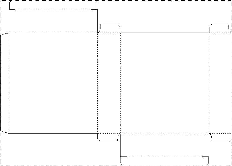 Custom paperboard box