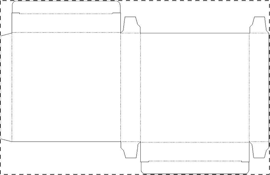 Custom paperboard box