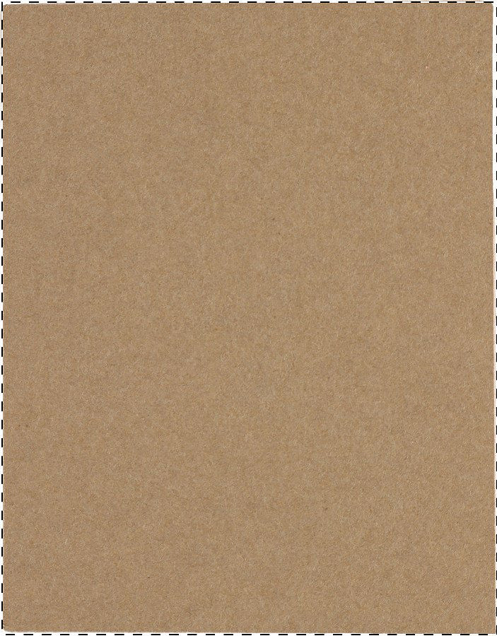 Paper insert - back side